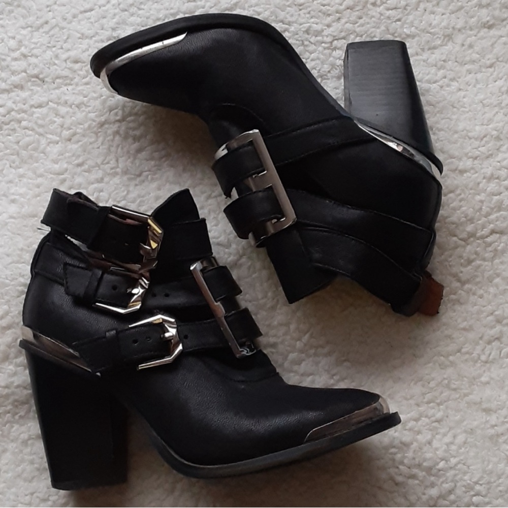 Jeffrey Campbell Hyatt Boots Black Size 6 Women's